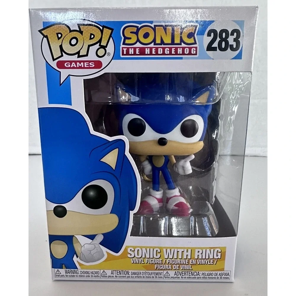 Funko Pop! Games‎ Sonic the Hedgehog with Ring - Sega Vinyl Figure # 283
